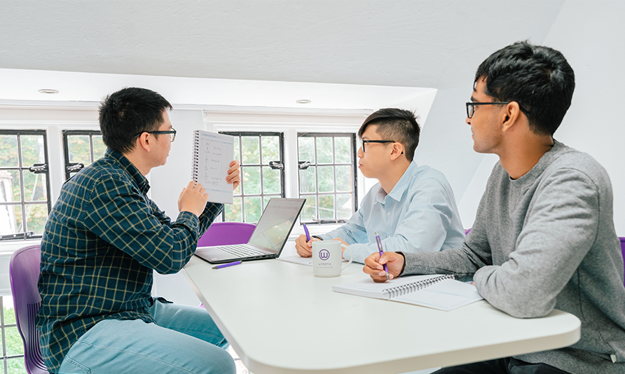 A group of men at work